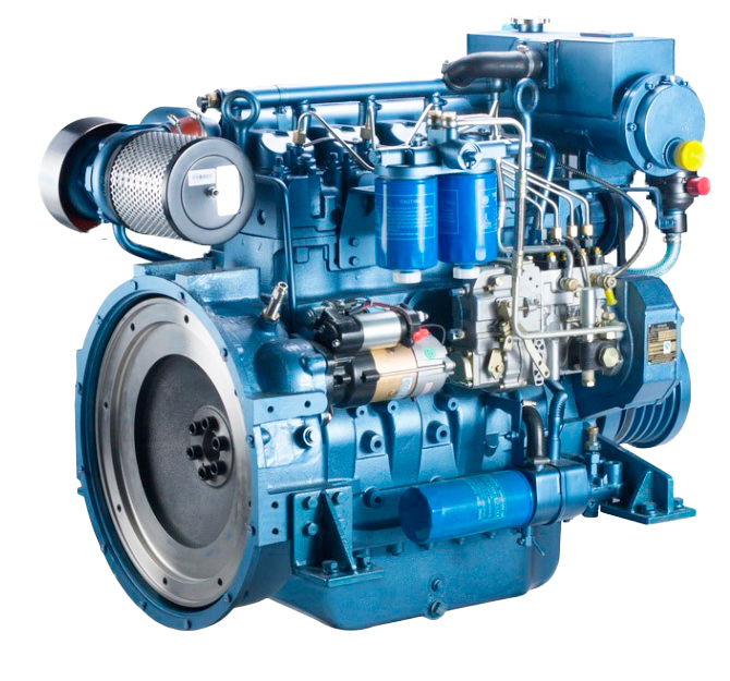 Судовой двигатель модель WP4C95-18