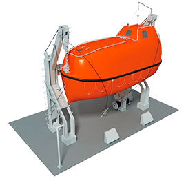 Шлюпка спасательная модель JY-Q-7.5A